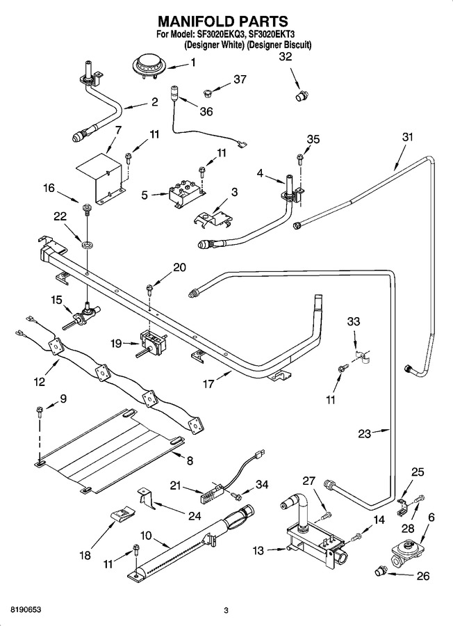 Diagram for SF3020EKT3