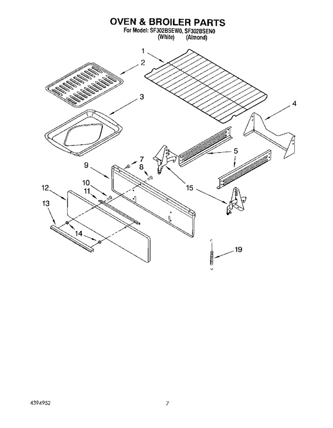 Diagram for SF302BSEW0