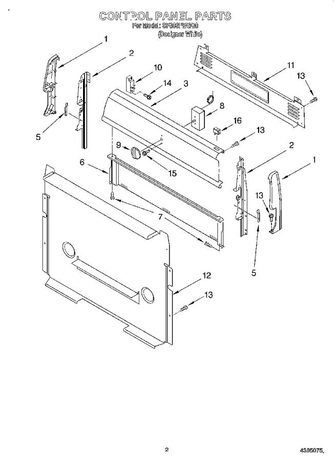 Diagram for SF303PEGQ0