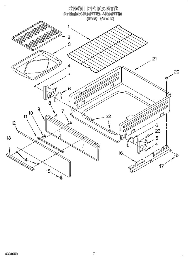 Diagram for SF304PEEW0