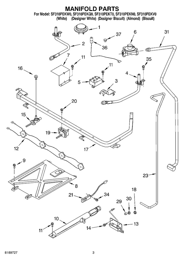 Diagram for SF310PEKQ0