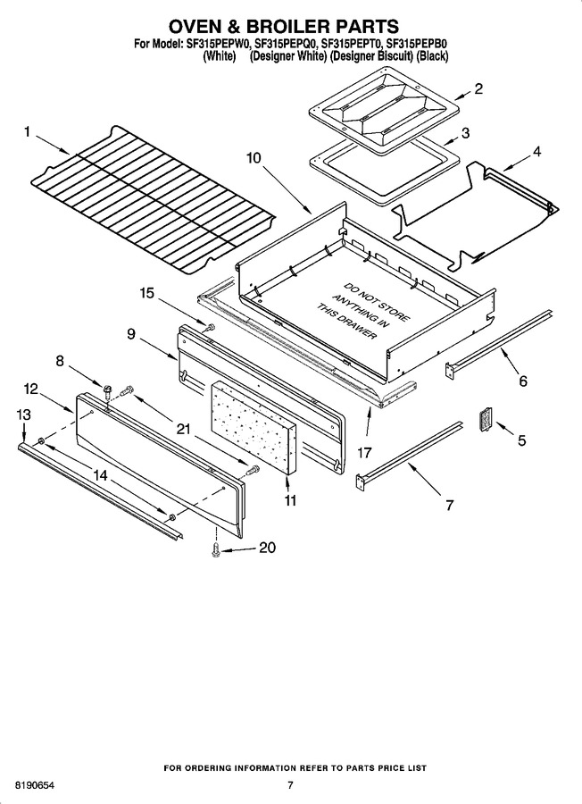 Diagram for SF315PEPB0