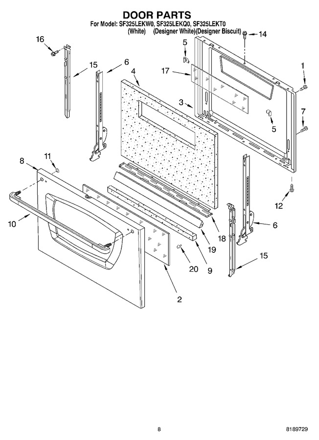 Diagram for SF325LEKW0