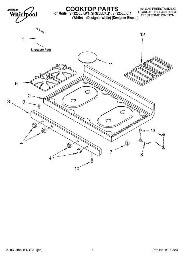 Diagram for SF325LEKT1