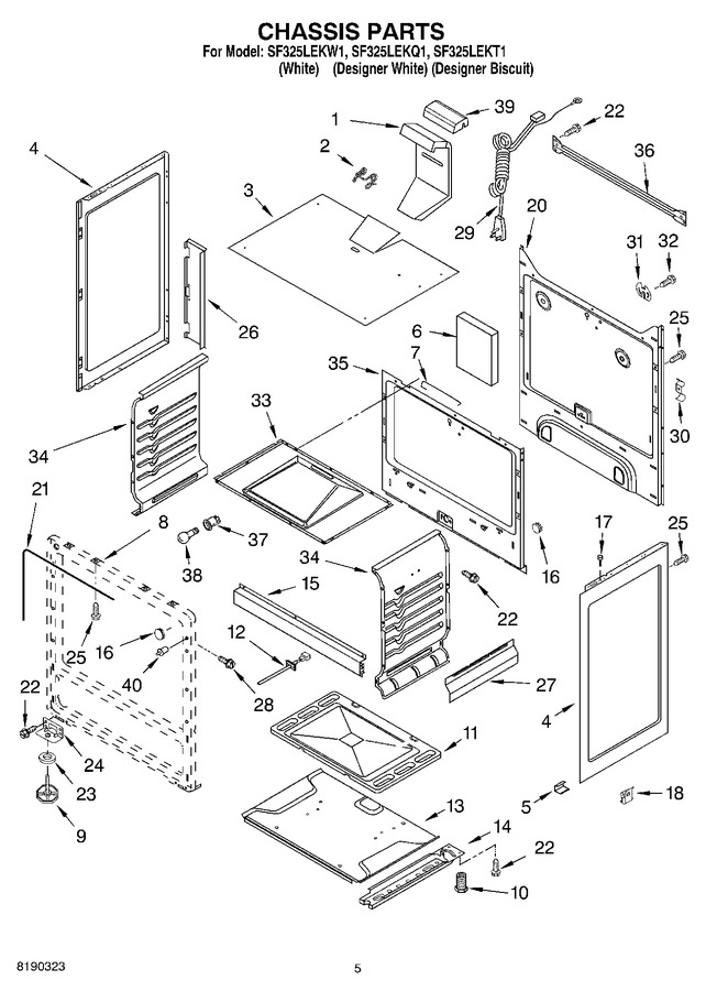 Diagram for SF325LEKQ1
