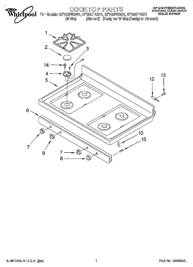 Diagram for SF325PEGW1