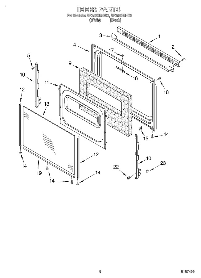 Diagram for SF340BEHW0