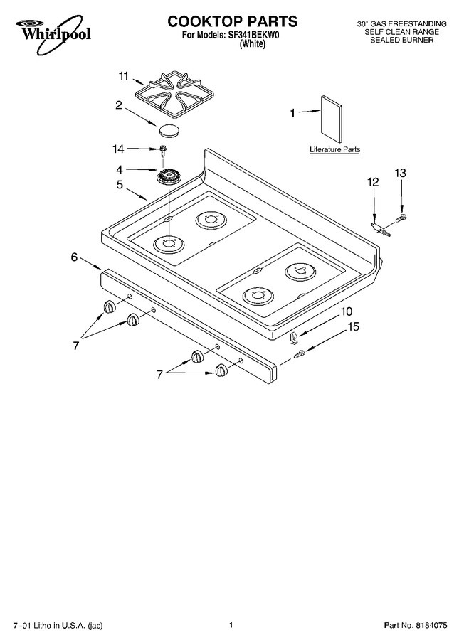 Diagram for SF341BEKW0