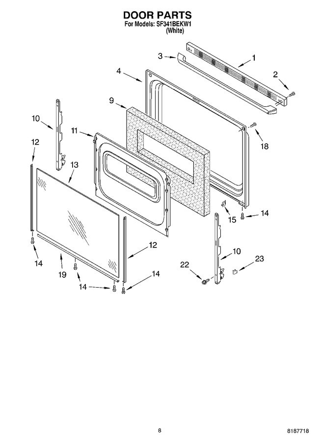 Diagram for SF341BEKW1