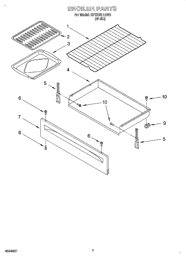 Diagram for SF350BEEW0