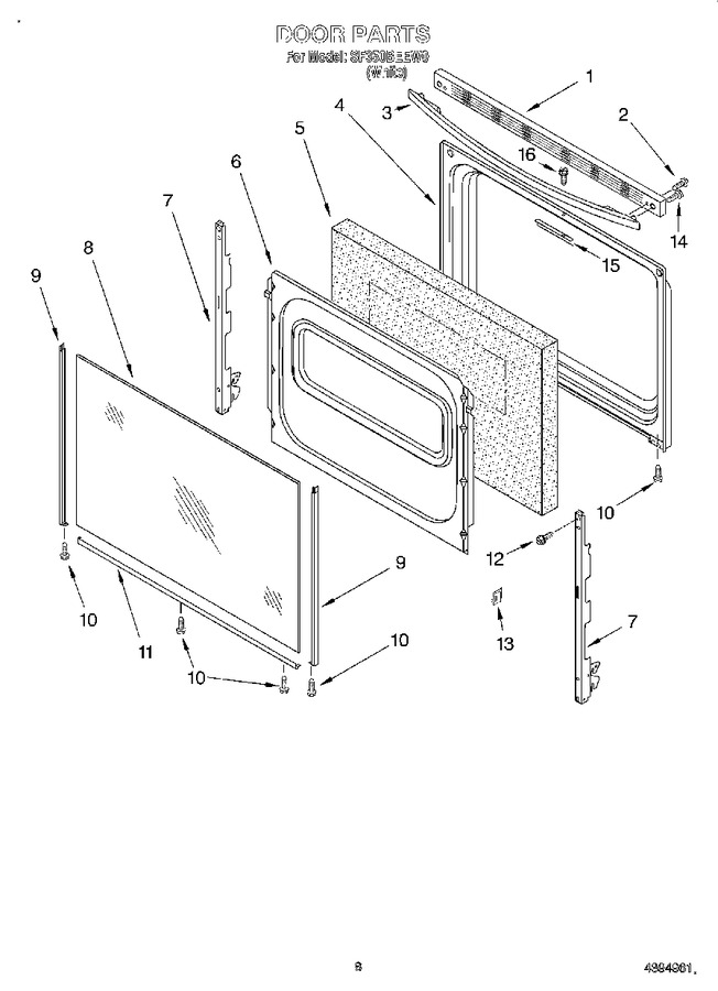 Diagram for SF350BEEW0