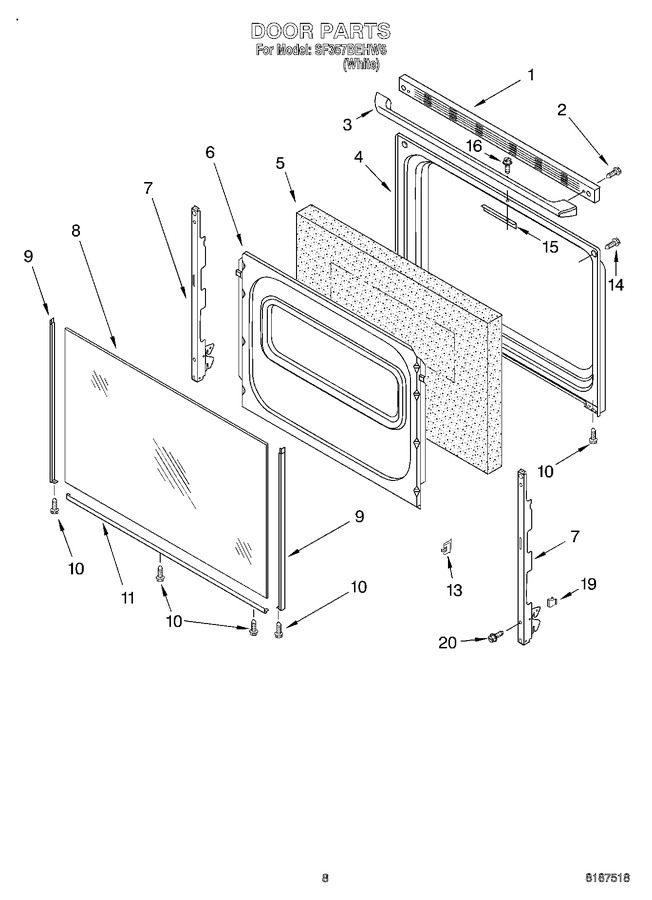 Diagram for SF357BEHW6