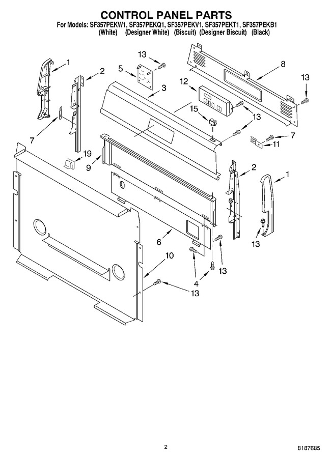 Diagram for SF357PEKW1