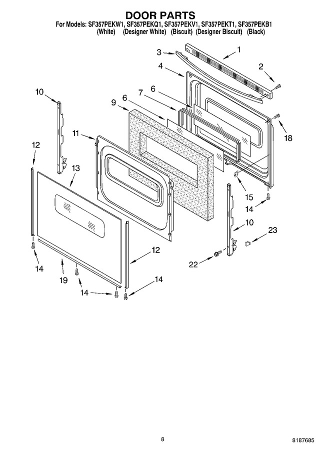 Diagram for SF357PEKW1