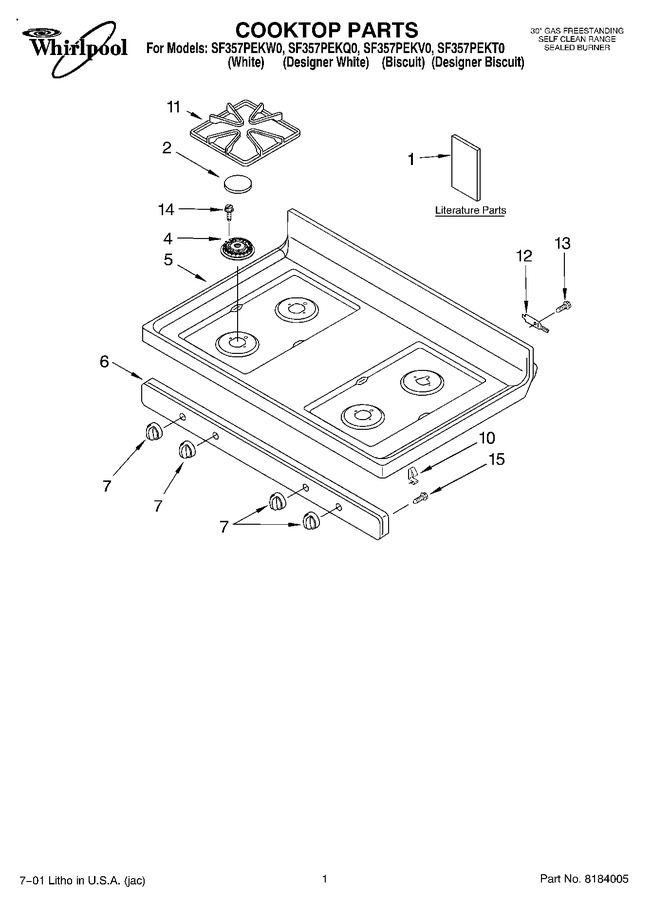 Diagram for SF357PEKW0