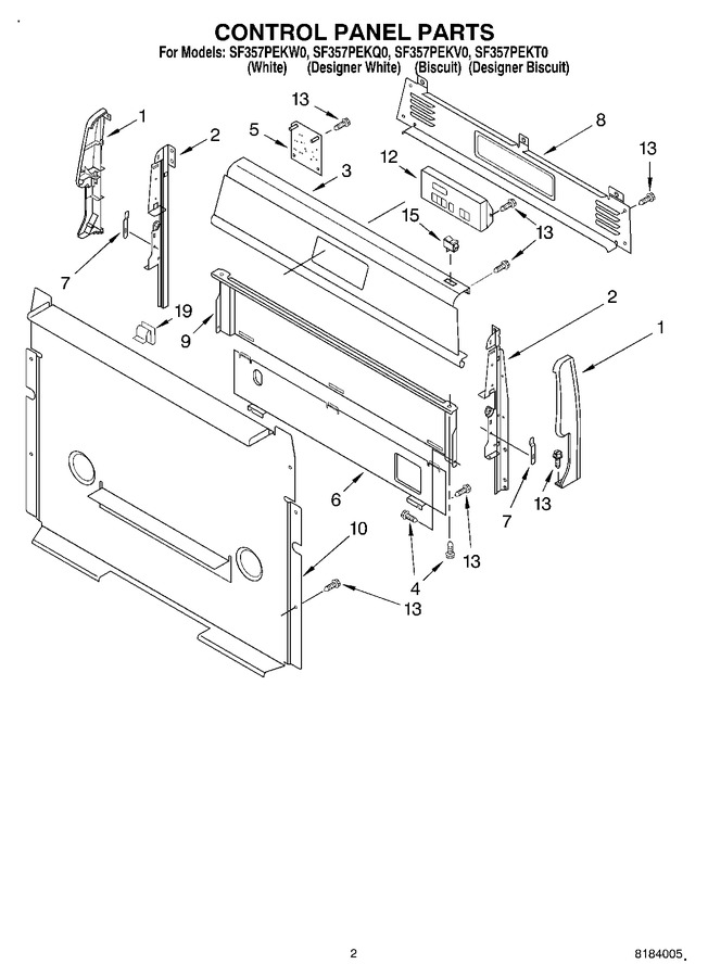 Diagram for SF357PEKV0
