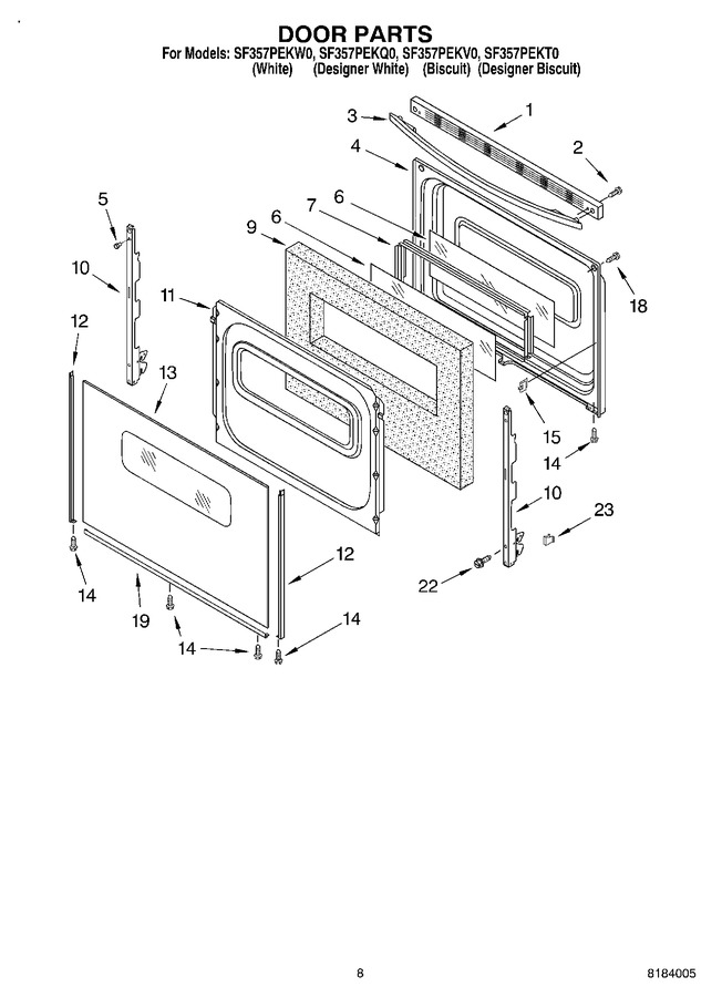 Diagram for SF357PEKV0