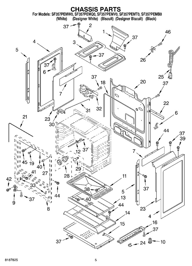 Diagram for SF357PEMV0