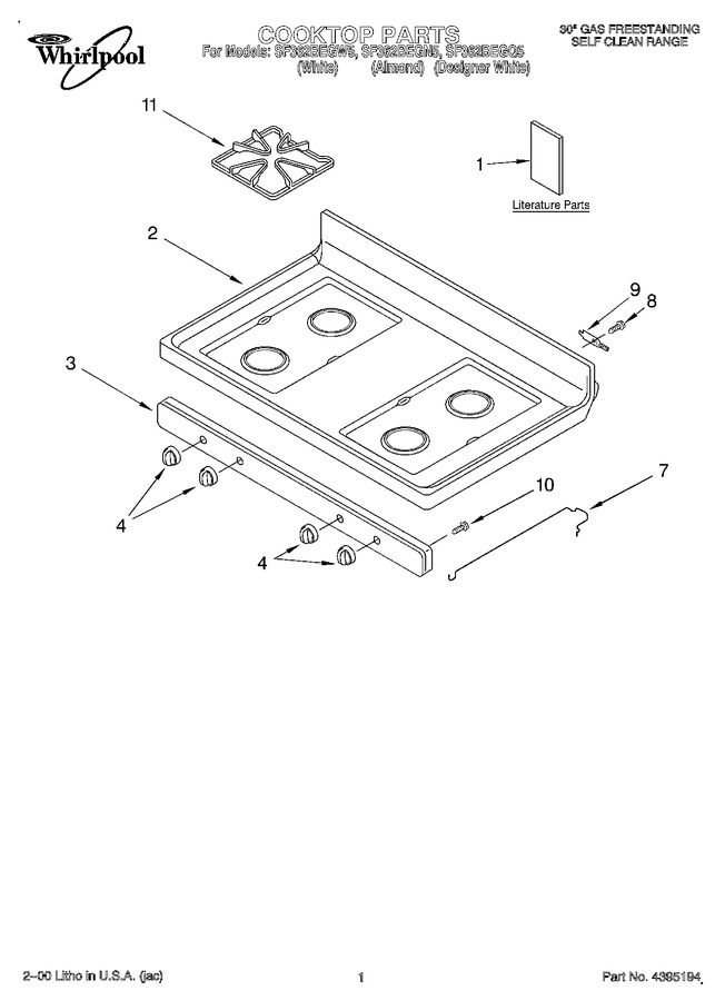 Diagram for SF362BEGW5