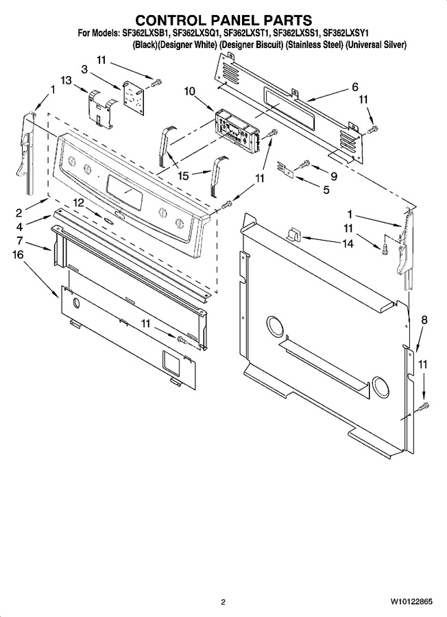Diagram for SF362LXSB1