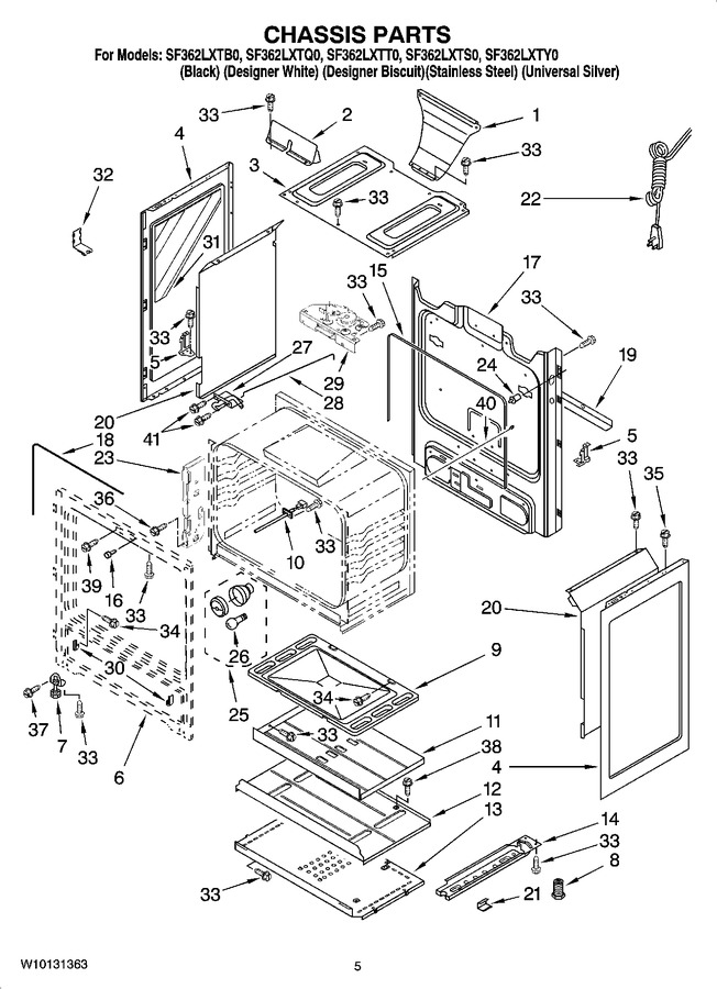 Diagram for SF362LXTB0