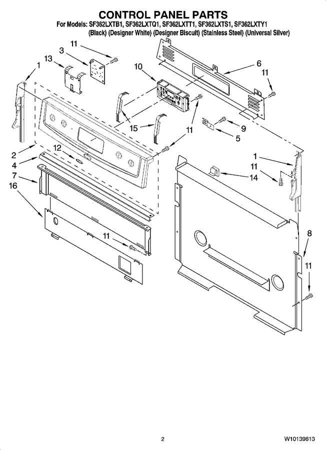 Diagram for SF362LXTT1