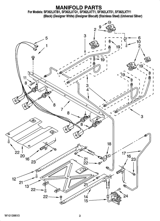 Diagram for SF362LXTY1