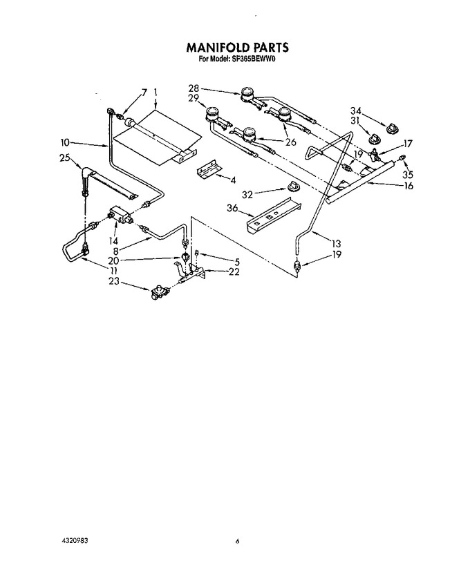 Diagram for SF365BEWN0