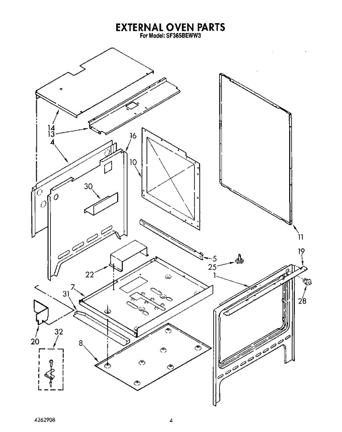 Diagram for SF365BEWW3