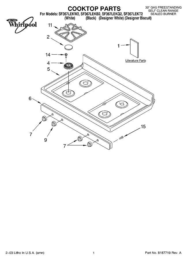 Diagram for SF367LEKB2