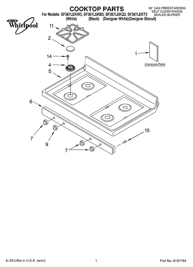Diagram for SF367LEKW3