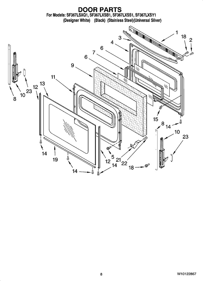 Diagram for SF367LSXQ1