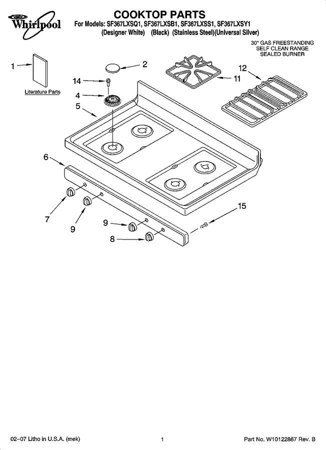 Diagram for SF367LXSQ1