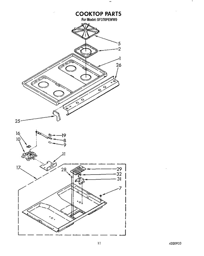 Diagram for SF370PEWW0