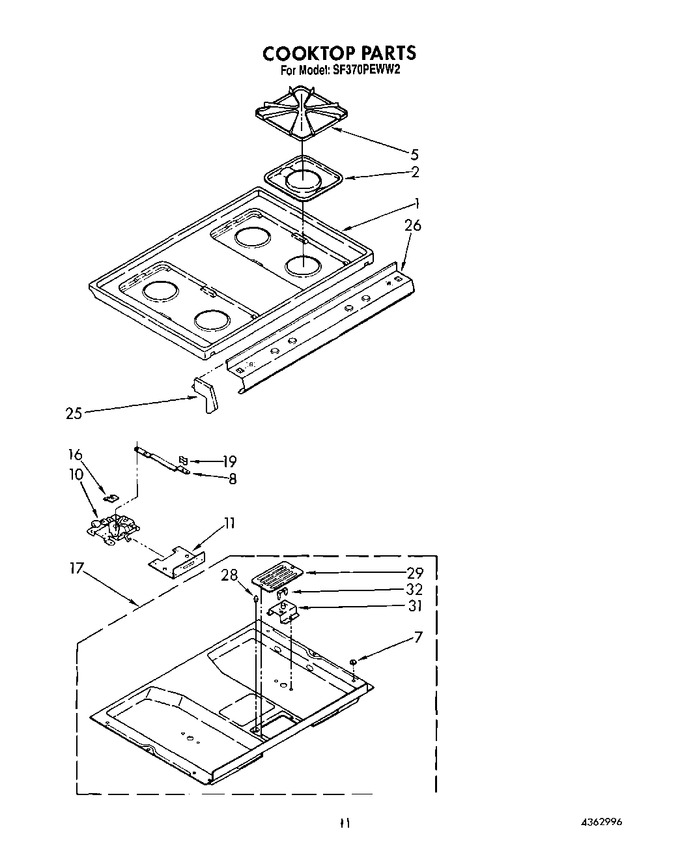 Diagram for SF370PEWW2