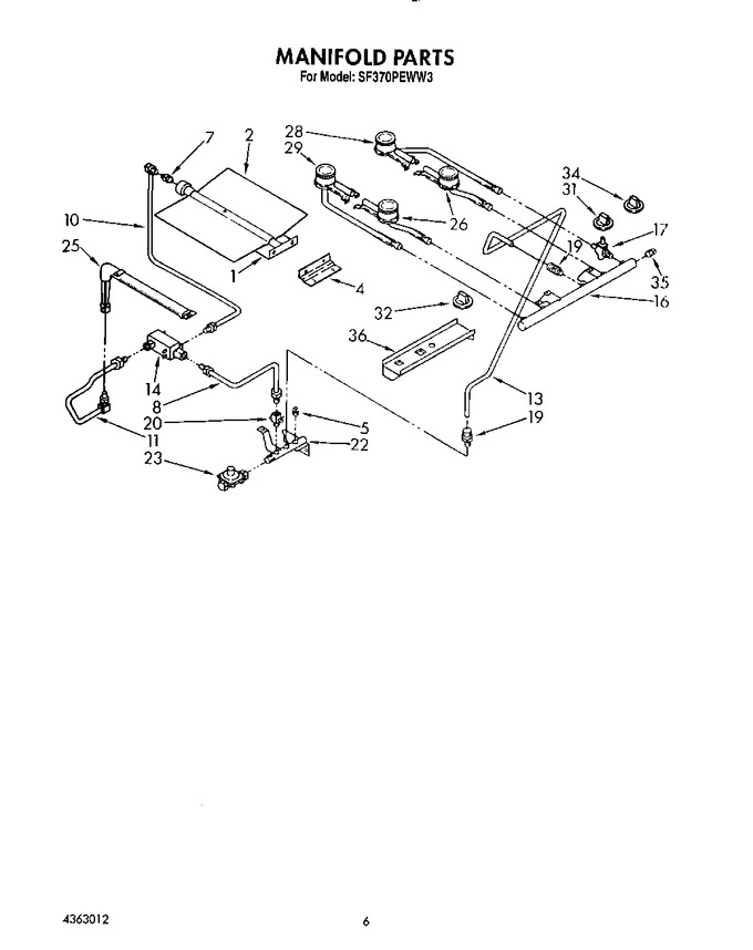 Diagram for SF370PEWW3