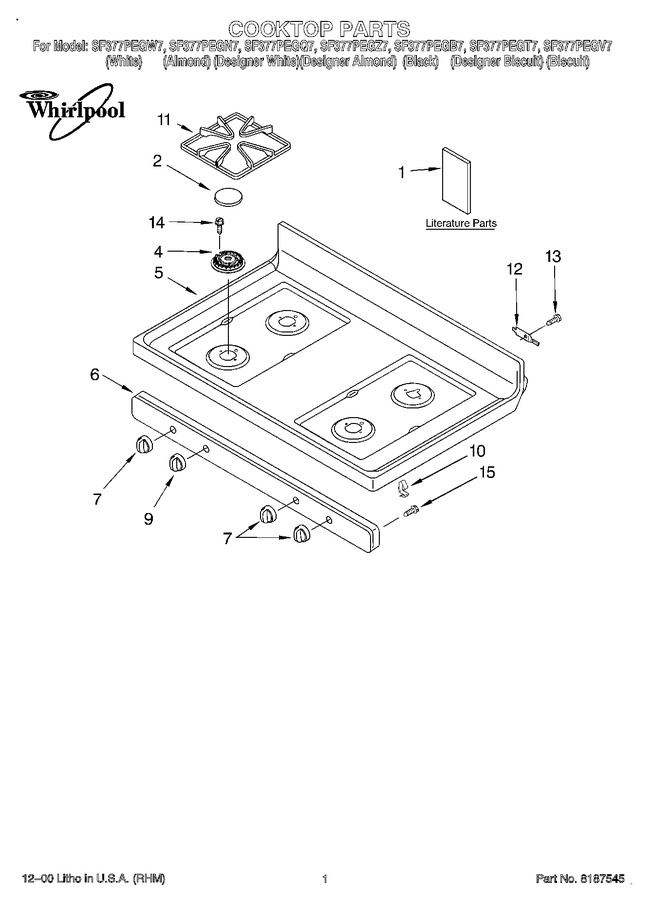 Diagram for SF377PEGT7