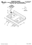 Diagram for 01 - Cooktop Parts
