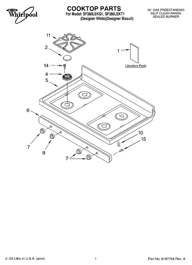 Diagram for SF380LEKQ1