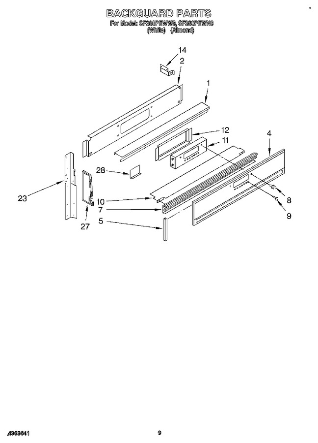 Diagram for SF380PEWW0