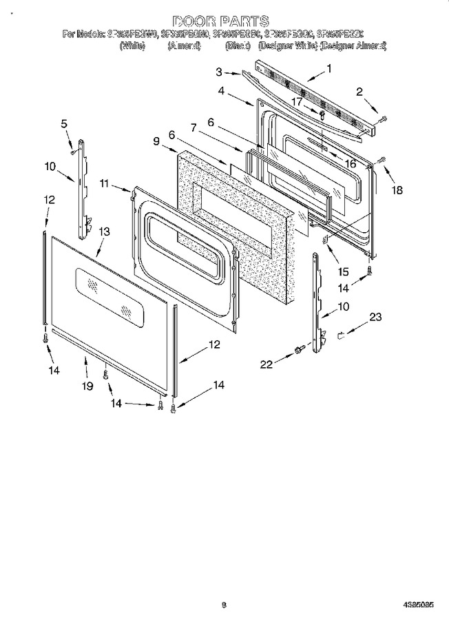 Diagram for SF385PEGW0