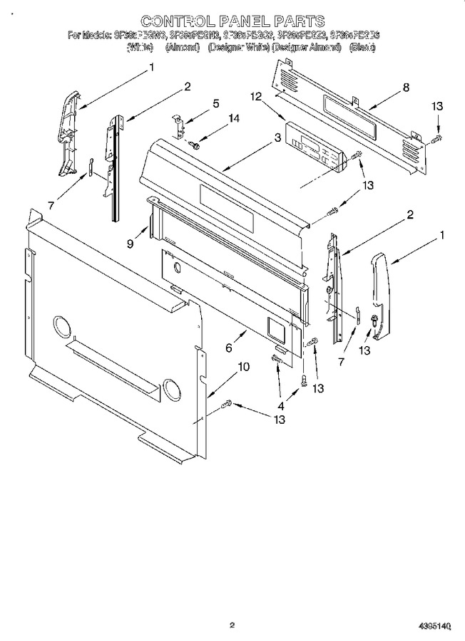 Diagram for SF385PEGW3