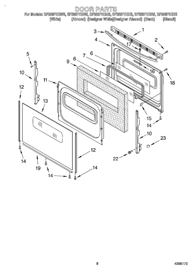 Diagram for SF385PEGW5