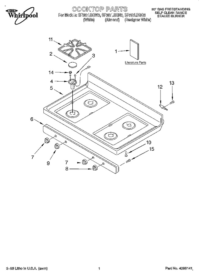 Diagram for SF387LEGN3