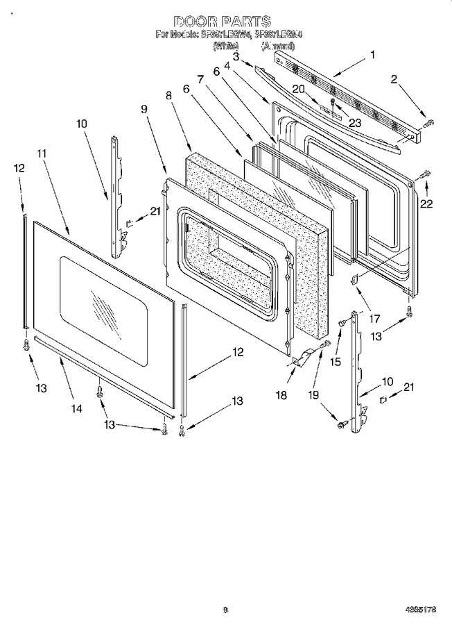 Diagram for SF387LEGW4