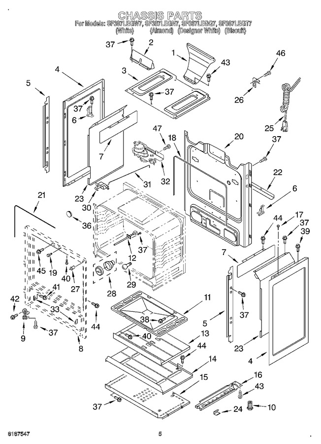 Diagram for SF387LEGT7