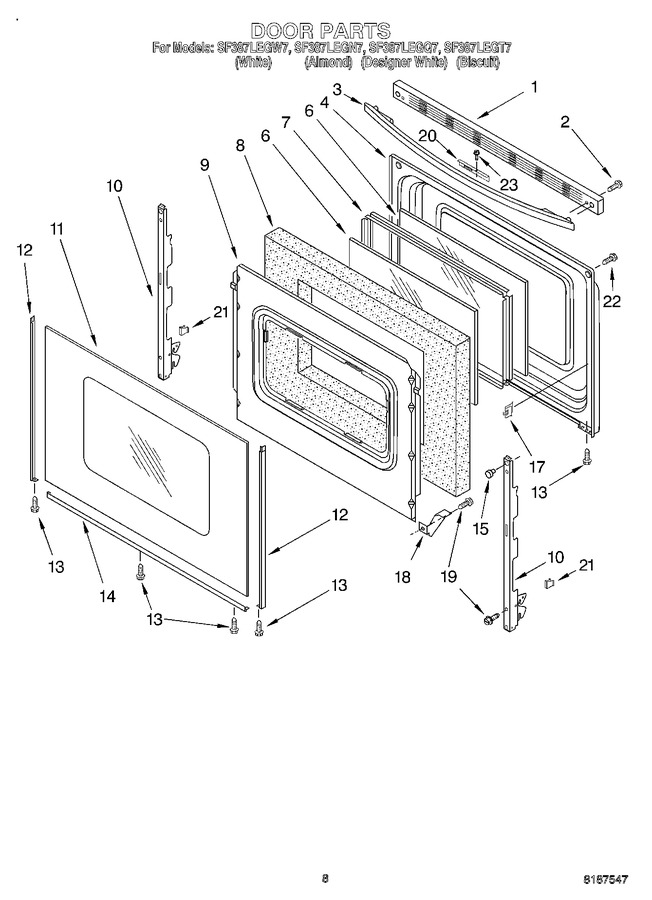 Diagram for SF387LEGT7