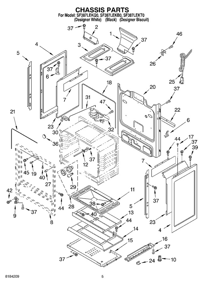 Diagram for SF387LEKB0