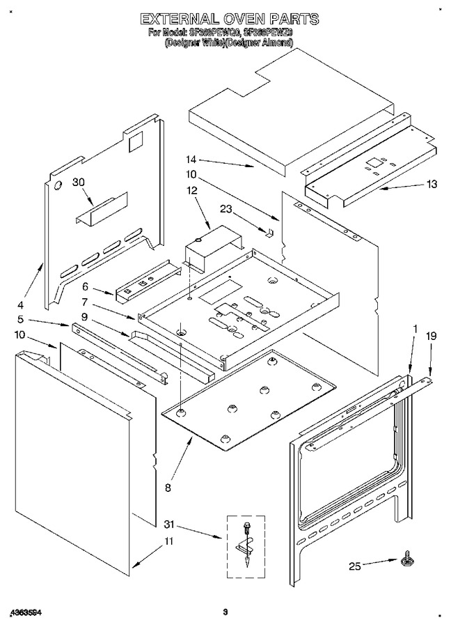 Diagram for SF388PEWQ0