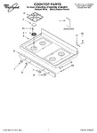 Diagram for 01 - Cooktop, Literature